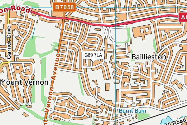G69 7LA map - OS VectorMap District (Ordnance Survey) G69 7LA map - OS VectorMap District (Ordnance Survey)