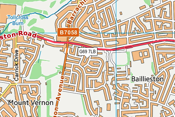 G69 7LB map - OS VectorMap District (Ordnance Survey) G69 7LB map - OS VectorMap District (Ordnance Survey)