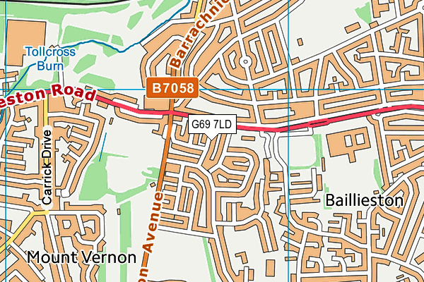 G69 7LD map - OS VectorMap District (Ordnance Survey) G69 7LD map - OS VectorMap District (Ordnance Survey)