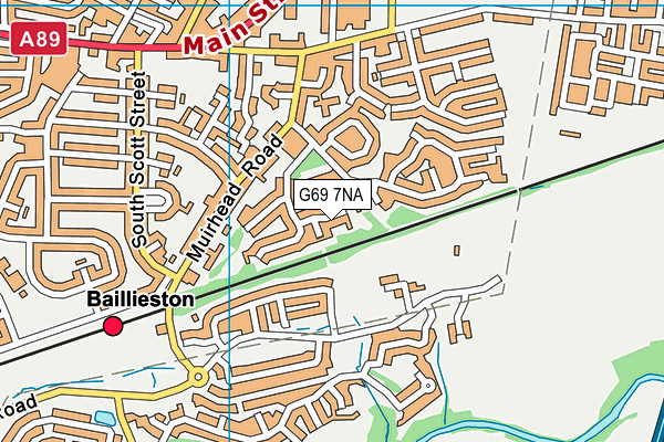 G69 7NA map - OS VectorMap District (Ordnance Survey) G69 7NA map - OS VectorMap District (Ordnance Survey)