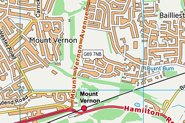 G69 7NB map - OS VectorMap District (Ordnance Survey) G69 7NB map - OS VectorMap District (Ordnance Survey)