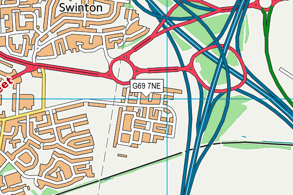 G69 7NE map - OS VectorMap District (Ordnance Survey) G69 7NE map - OS VectorMap District (Ordnance Survey)