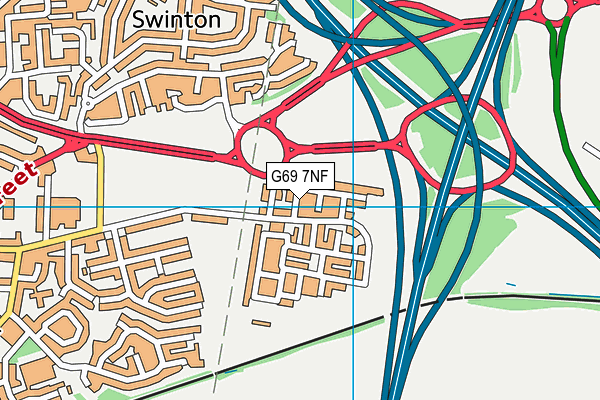 G69 7NF map - OS VectorMap District (Ordnance Survey) G69 7NF map - OS VectorMap District (Ordnance Survey)