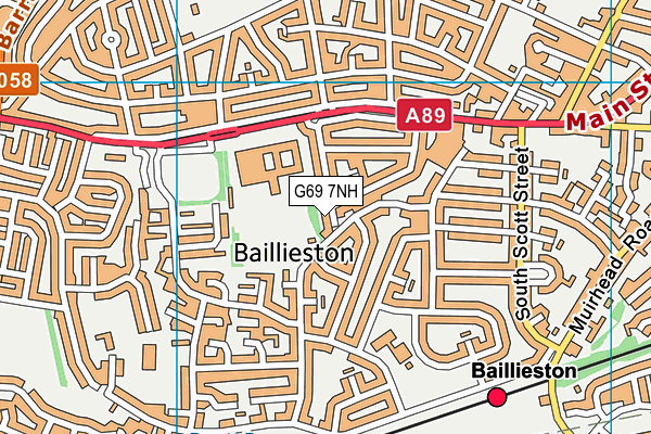 G69 7NH map - OS VectorMap District (Ordnance Survey) G69 7NH map - OS VectorMap District (Ordnance Survey)