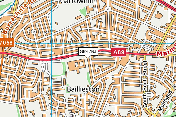 G69 7NJ map - OS VectorMap District (Ordnance Survey) G69 7NJ map - OS VectorMap District (Ordnance Survey)