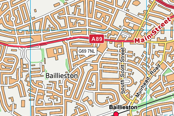 G69 7NL map - OS VectorMap District (Ordnance Survey) G69 7NL map - OS VectorMap District (Ordnance Survey)