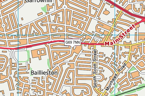 G69 7NN map - OS VectorMap District (Ordnance Survey) G69 7NN map - OS VectorMap District (Ordnance Survey)