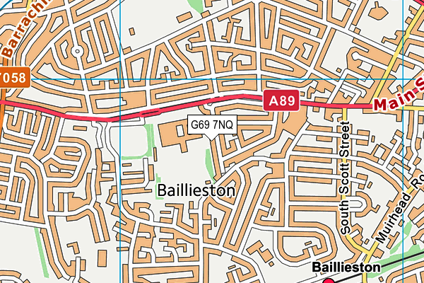 G69 7NQ map - OS VectorMap District (Ordnance Survey) G69 7NQ map - OS VectorMap District (Ordnance Survey)