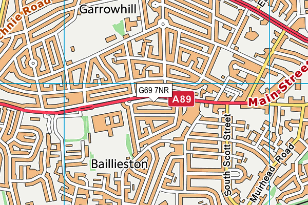 G69 7NR map - OS VectorMap District (Ordnance Survey) G69 7NR map - OS VectorMap District (Ordnance Survey)