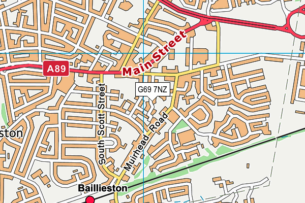 G69 7NZ map - OS VectorMap District (Ordnance Survey) G69 7NZ map - OS VectorMap District (Ordnance Survey)
