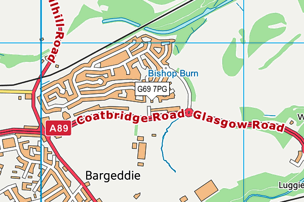 G69 7PG map - OS VectorMap District (Ordnance Survey) G69 7PG map - OS VectorMap District (Ordnance Survey)