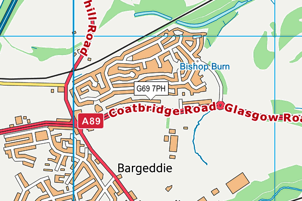 G69 7PH map - OS VectorMap District (Ordnance Survey) G69 7PH map - OS VectorMap District (Ordnance Survey)