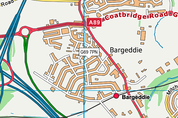 G69 7PN map - OS VectorMap District (Ordnance Survey) G69 7PN map - OS VectorMap District (Ordnance Survey)