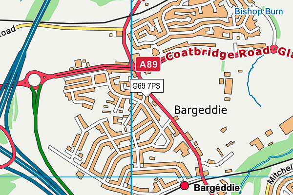 G69 7PS map - OS VectorMap District (Ordnance Survey) G69 7PS map - OS VectorMap District (Ordnance Survey)