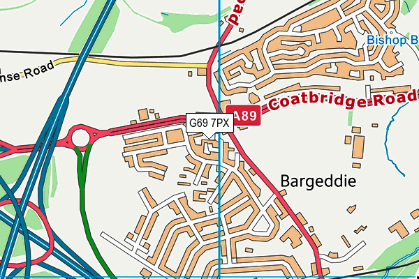 G69 7PX map - OS VectorMap District (Ordnance Survey) G69 7PX map - OS VectorMap District (Ordnance Survey)