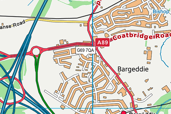 G69 7QA map - OS VectorMap District (Ordnance Survey) G69 7QA map - OS VectorMap District (Ordnance Survey)