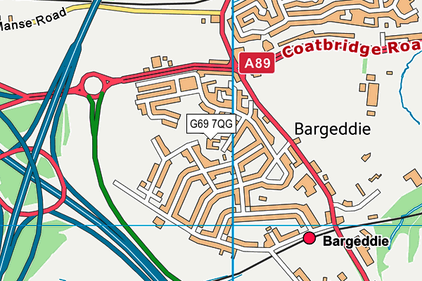 G69 7QG map - OS VectorMap District (Ordnance Survey) G69 7QG map - OS VectorMap District (Ordnance Survey)