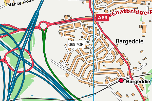 G69 7QP map - OS VectorMap District (Ordnance Survey) G69 7QP map - OS VectorMap District (Ordnance Survey)