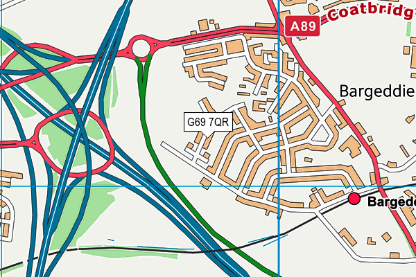 G69 7QR map - OS VectorMap District (Ordnance Survey) G69 7QR map - OS VectorMap District (Ordnance Survey)