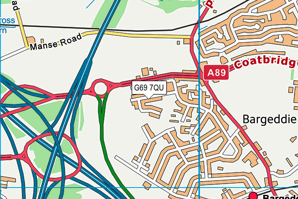 G69 7QU map - OS VectorMap District (Ordnance Survey) G69 7QU map - OS VectorMap District (Ordnance Survey)
