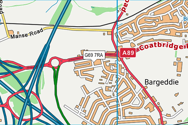 G69 7RA map - OS VectorMap District (Ordnance Survey) G69 7RA map - OS VectorMap District (Ordnance Survey)