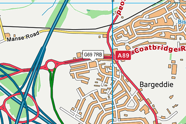 G69 7RB map - OS VectorMap District (Ordnance Survey) G69 7RB map - OS VectorMap District (Ordnance Survey)