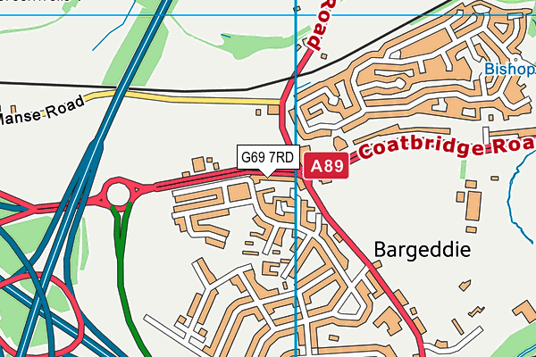 G69 7RD map - OS VectorMap District (Ordnance Survey) G69 7RD map - OS VectorMap District (Ordnance Survey)