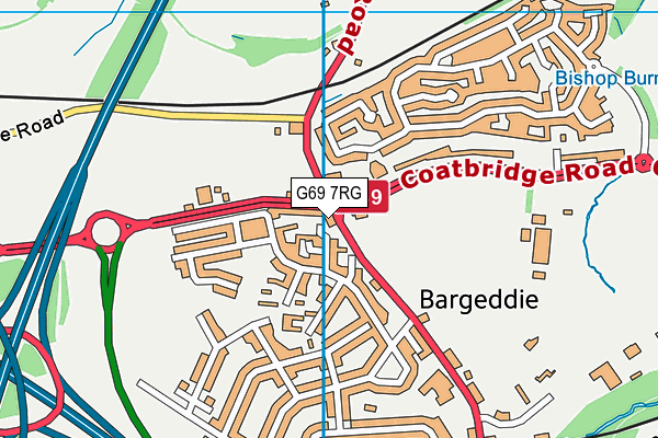 G69 7RG map - OS VectorMap District (Ordnance Survey) G69 7RG map - OS VectorMap District (Ordnance Survey)