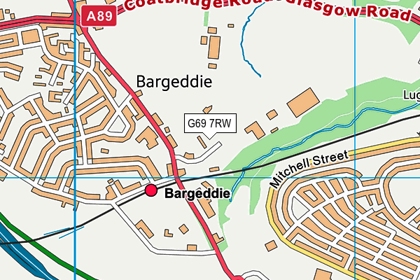 G69 7RW map - OS VectorMap District (Ordnance Survey) G69 7RW map - OS VectorMap District (Ordnance Survey)