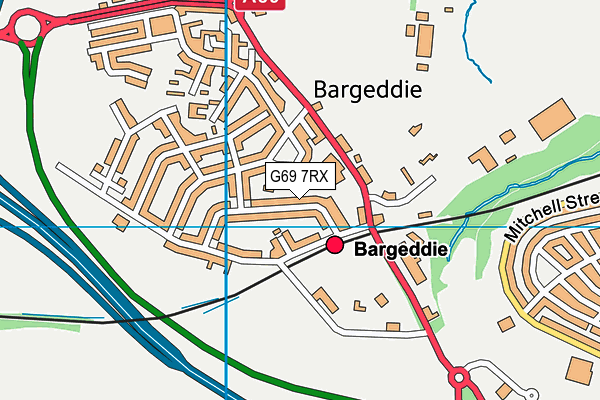G69 7RX map - OS VectorMap District (Ordnance Survey) G69 7RX map - OS VectorMap District (Ordnance Survey)