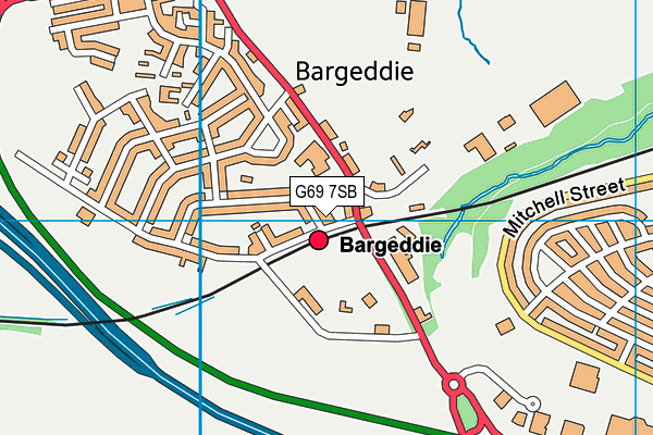 G69 7SB map - OS VectorMap District (Ordnance Survey) G69 7SB map - OS VectorMap District (Ordnance Survey)