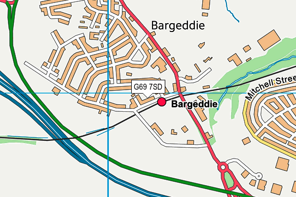 G69 7SD map - OS VectorMap District (Ordnance Survey) G69 7SD map - OS VectorMap District (Ordnance Survey)