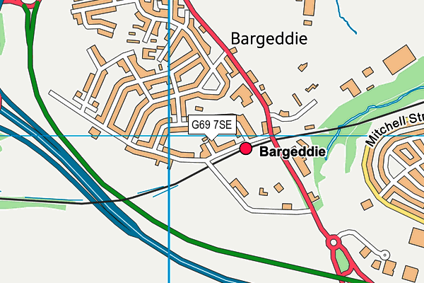 G69 7SE map - OS VectorMap District (Ordnance Survey) G69 7SE map - OS VectorMap District (Ordnance Survey)