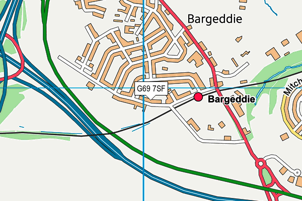 G69 7SF map - OS VectorMap District (Ordnance Survey) G69 7SF map - OS VectorMap District (Ordnance Survey)