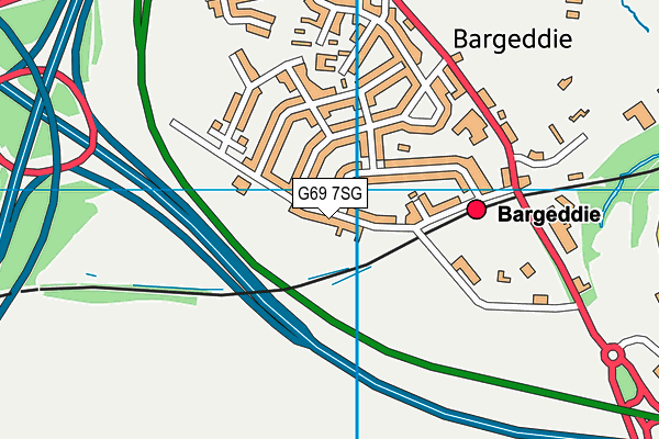 G69 7SG map - OS VectorMap District (Ordnance Survey) G69 7SG map - OS VectorMap District (Ordnance Survey)