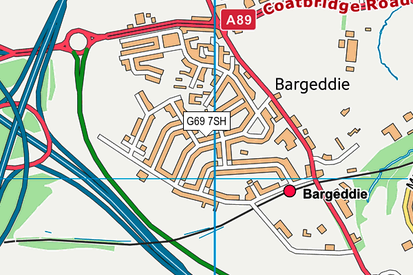 G69 7SH map - OS VectorMap District (Ordnance Survey) G69 7SH map - OS VectorMap District (Ordnance Survey)
