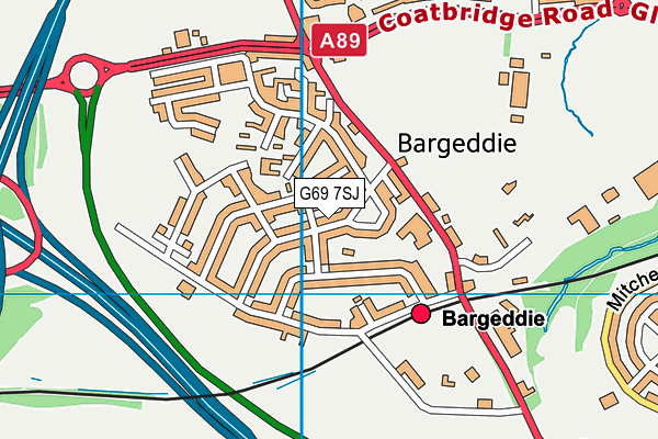 G69 7SJ map - OS VectorMap District (Ordnance Survey) G69 7SJ map - OS VectorMap District (Ordnance Survey)