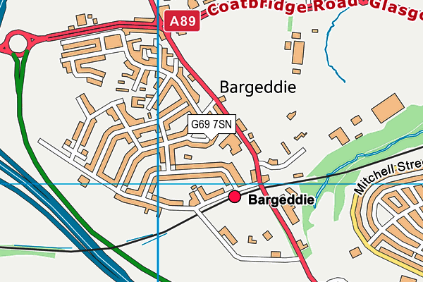 G69 7SN map - OS VectorMap District (Ordnance Survey) G69 7SN map - OS VectorMap District (Ordnance Survey)