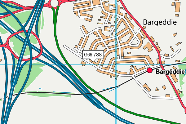 G69 7SS map - OS VectorMap District (Ordnance Survey) G69 7SS map - OS VectorMap District (Ordnance Survey)