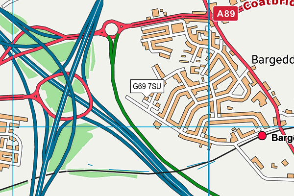 G69 7SU map - OS VectorMap District (Ordnance Survey) G69 7SU map - OS VectorMap District (Ordnance Survey)