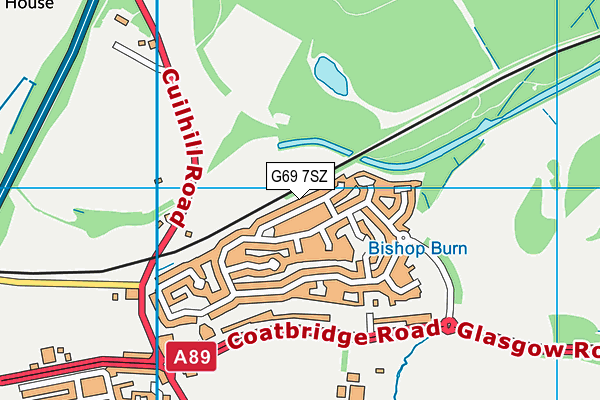 G69 7SZ map - OS VectorMap District (Ordnance Survey) G69 7SZ map - OS VectorMap District (Ordnance Survey)