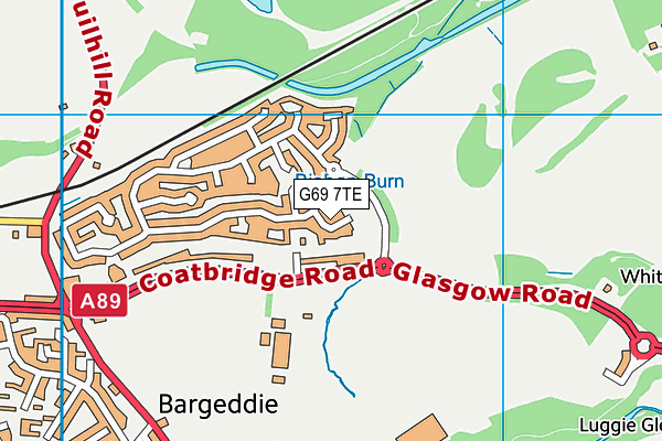 G69 7TE map - OS VectorMap District (Ordnance Survey) G69 7TE map - OS VectorMap District (Ordnance Survey)