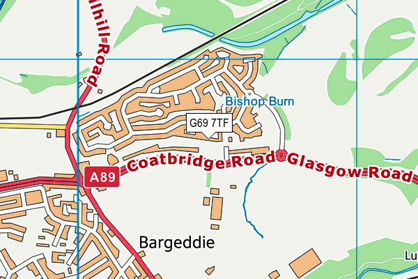 G69 7TF map - OS VectorMap District (Ordnance Survey) G69 7TF map - OS VectorMap District (Ordnance Survey)