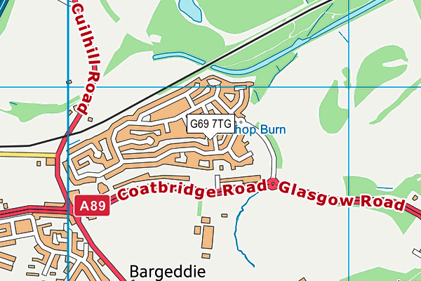 G69 7TG map - OS VectorMap District (Ordnance Survey) G69 7TG map - OS VectorMap District (Ordnance Survey)