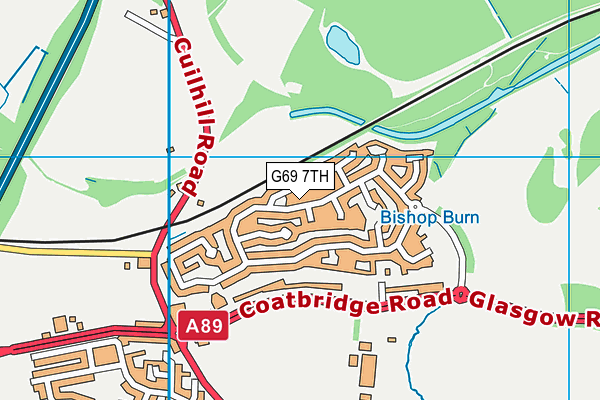 G69 7TH map - OS VectorMap District (Ordnance Survey) G69 7TH map - OS VectorMap District (Ordnance Survey)