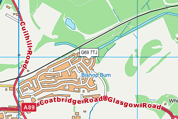 G69 7TJ map - OS VectorMap District (Ordnance Survey) G69 7TJ map - OS VectorMap District (Ordnance Survey)