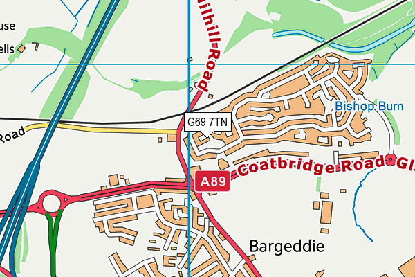 G69 7TN map - OS VectorMap District (Ordnance Survey) G69 7TN map - OS VectorMap District (Ordnance Survey)