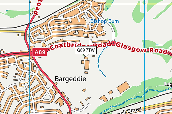 G69 7TW map - OS VectorMap District (Ordnance Survey) G69 7TW map - OS VectorMap District (Ordnance Survey)