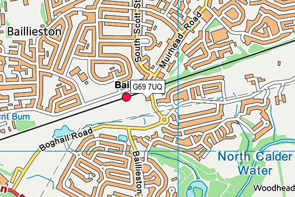 G69 7UQ map - OS VectorMap District (Ordnance Survey) G69 7UQ map - OS VectorMap District (Ordnance Survey)