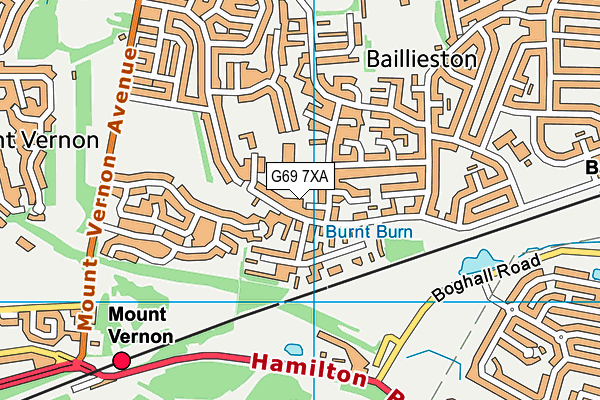 G69 7XA map - OS VectorMap District (Ordnance Survey) G69 7XA map - OS VectorMap District (Ordnance Survey)